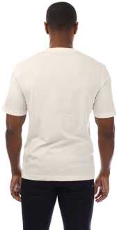 HUGO Heren Hugo Nutongo Animal Graphic T-shirt in Wit