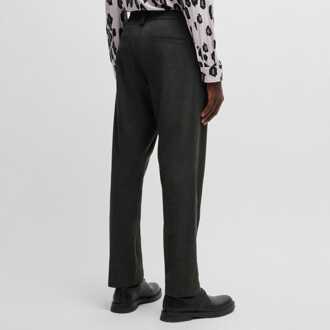 HUGO Heren Hugo Randy243 Tapered-Fit Broek in Grijs - XL