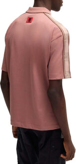 HUGO Heren Red Bull gebrandmerkt poloshirt (Roze)