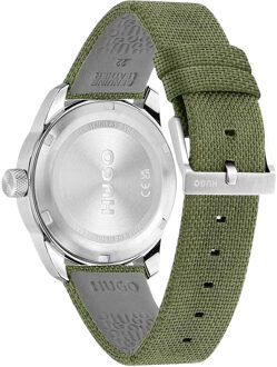 HUGO Herenhorloge Kwarts Grijs