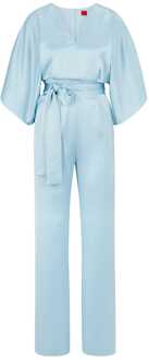 HUGO Kalaisa-1 Jurk voor dames in lichtblauw - EU 36 / UK 8