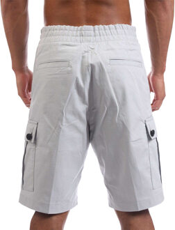 HUGO Korte broek met herenlogo (Grijs) - maat