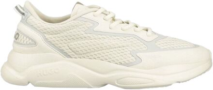 HUGO Leon Runn Sneakers Heren off white/beige - licht grijs - 41