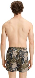 HUGO Mannen Calala Logo Zwemshorts (Groen) - 2XL