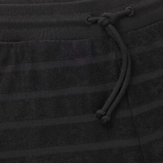 HUGO Mannen Dutowel Stripe Relaxed Fit Shorts (Zwart) - XS