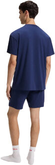 HUGO Mannen Laze Logo T-Shirt (Donkerblauw) - S