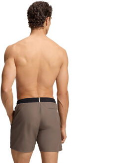 HUGO Mannen Sterrenvis Logo Ziekenhuis Shorts (Bruin)