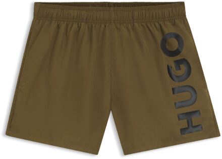 HUGO Men's Hugo Abas Swim Shorts in Green Groen - XL