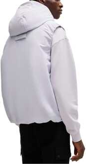 HUGO Men's Hugo Branden Water Repellent Gilet in Purple Paars - M