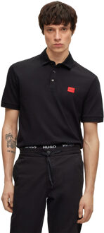 HUGO Men's Hugo Dereso232 Polo Shirt in Black - maat Zwart
