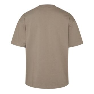 HUGO Men's Hugo Dinkee Oversized Fit T-Shirt in Brown Bruin - XL