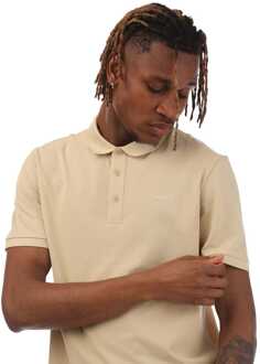 HUGO Men's Hugo Donos222 Polo Shirt in Beige - XL