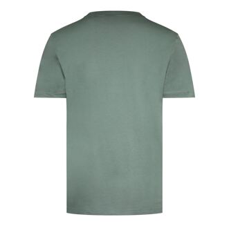 HUGO Men's Hugo Dulivio Logo Print T-Shirt in Green Groen - XL