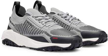 HUGO Men's Hugo GO1ST Trainers in Grey - maat EU 38 / UK 5 Grijs