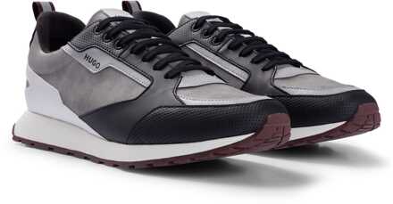 HUGO Men's Hugo Icelin Running Trainers in Grey Grijs