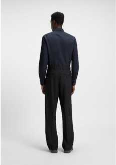 HUGO Men's Hugo Kenno Slim-Fit Shirt in Navy