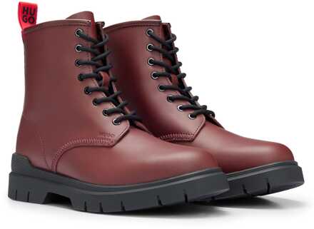HUGO Men's Hugo Ryan Half Boots in Red Rood