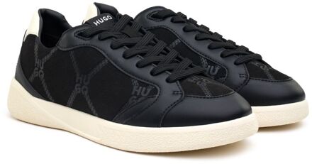 HUGO Riven Tenn Sneakers - maat EU 37 / UK 4 Zwart