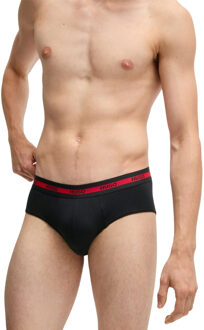 HUGO Slip met lage taille voor heren (Set van 4) (Rood, Zwart, Wit) - maat 2XL