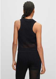 HUGO Slonisa Top in zwart voor dames