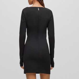 HUGO Women's Hugo Kordella Dress in Black Zwart
