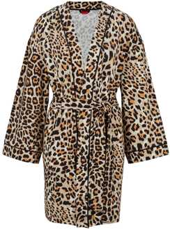 HUGO Women's Hugo Leo_Kimono Dressing Gown in Multi colour Veelkleurig
