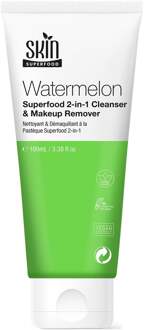 Huid Superfood Watermeloen Superfood 2-in-1 Reiniger & Make-up Remover