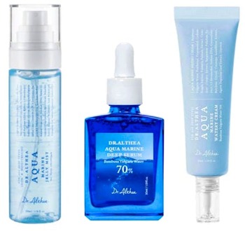 Huidverzorgingskit Dr. Althea Aqua Marine Hydration Trio 100 ml + 30 ml + 50 ml