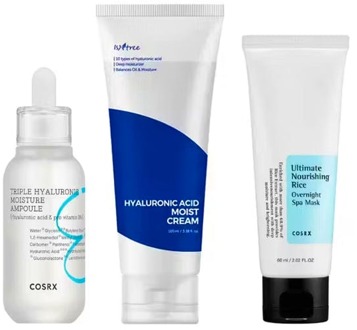 Huidverzorgingskit Luxplus K-Beauty Set: Routine For Dry Skin 40 ml + 100 ml + 60 ml