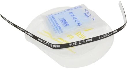 Huieson Tafeltennis Rubber Beschermende Film + Cleaner Spons + Racket Rand Bescherming Tape zwart