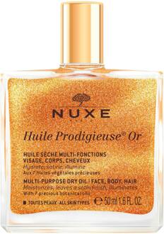 Huile Prodigieuse Golden Shimmer Face and Body Oil 50 ml