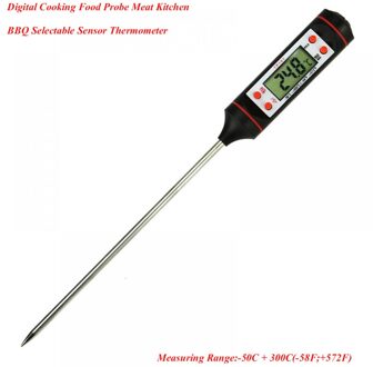 Huis Handige Digitale Voedsel Thermometer,Probe Vlees Keuken Bbq Instelbare Sensor Koken Thermometer