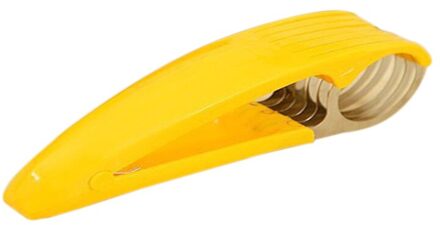 Huis Keuken Gereedschappen Ham Salade Geperst Gesneden Banaan Slicer Fruit Komkommer Cutter Geel Plastic + Rvs