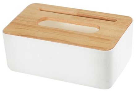 Huis Keuken Houten Plastic Tissue Doos Massief Houten Servethouder Geval Eenvoudige Stijlvolle Auto Doos Tissue Houders Tissue Houder