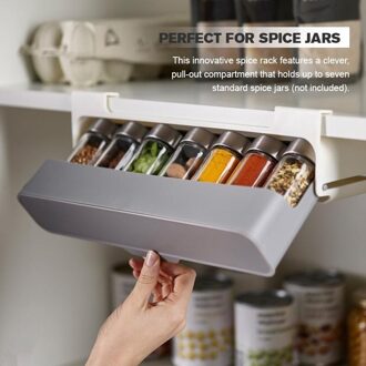 Huis Keuken Spice Organisator Rack Multifunctionele Roterende Opslag Plank Glijbaan Keukenkast Kast Organizer Storage Rack groen