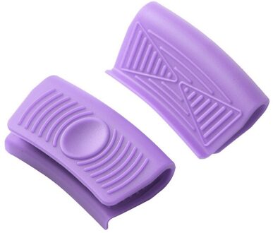 Huis Keuken Tool Silicone Panhandle Mitts Cover Isolatie Non Slip Handvat 1 Set 4