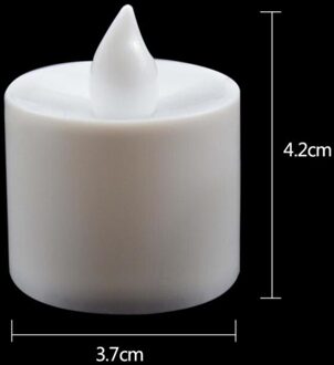 Huis LED Kaarsen Lamp LED plastic kaars vorm licht fliker vlamloze voor bruiloft/feest 7 kleuren licht