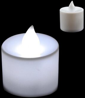 Huis LED Kaarsen Lamp LED plastic kaars vorm licht fliker vlamloze voor bruiloft/feest wit licht