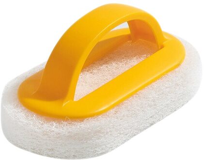 Huis Schoonmaken Sterke Decontaminatie Bad Borstel Magic Eraser Cleaner Cleaning Borstels Voor Keuken Badkamer Cleaning Tools geel