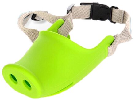 Huisdier Accessoires Anti Barking Dog Muilkorf Voor Kleine Grote Honden Verstelbare Pet Mond Muilkorven Hond Muilkorf Training Producten groen / S