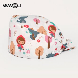 Huisdier Arts Verpleging Cap Lab Apotheker Werk Cap Verpleegkundige Accessoires Schoonheidsverzorging Cap Anti-Rook Cap Verpleegkundige Haar cap