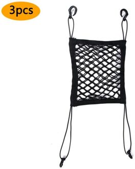 Huisdier Auto Veiligheid Reizen Anti-Collision Isolatie Netto Auto Barrière Mesh Voertuig Hond Auto Achterbank Veiligheid Barrière Mesh auto Interieur 3stk