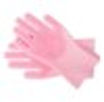 Huisdier Bad Borstel Handschoenen Hond Grooming Shampoo Borstel Zacht En Duurzaam Siliconen Huisdier Ontharing Handschoenen Voor Honden En Katten Roze