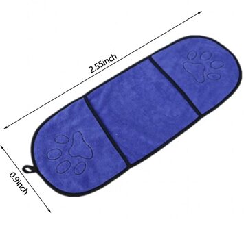 Huisdier Badhanddoek Huisdier Drogen Handdoek Deken Met Pocket Puppy Honden Katten Badjassen Hond Absorberende Quik Drogen Handdoeken Huisdier levert donker blauw