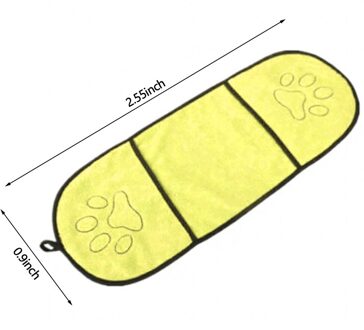 Huisdier Badhanddoek Huisdier Drogen Handdoek Deken Met Pocket Puppy Honden Katten Badjassen Hond Absorberende Quik Drogen Handdoeken Huisdier levert geel