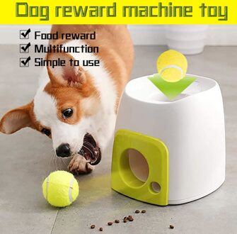Huisdier Bal Launcher Speelgoed Hond Tennis Voedsel Beloning Machine Thrower Slow Feeder Speelgoed Geschikt Voor Katten En Honden # T2G