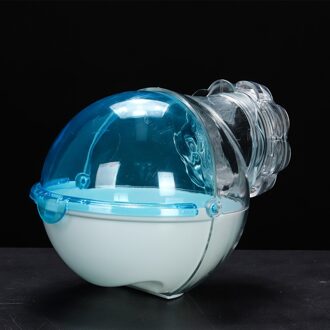 Huisdier Bed Hamster Bad Zand Kamer Klein Dier Speelgoed Acryl Muis Badkamer Kooi Huisdieren Doos Wc Hamster Kooien Buizen Huisdier levert blauw