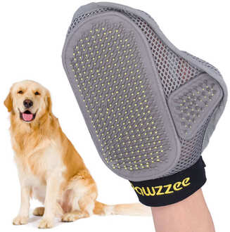 Huisdier Borstel Handschoenen Kat Hond Deshedding Dematting Grooming Handschoenen Rubber Hair Remover Tool