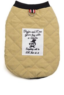 Huisdier Bulldog Wet Vechten Beijing Shar Pei Hond Katoenen Jas Herfst Winter Verdikte 19 Bull Plaid Katoenen Jas A / XL