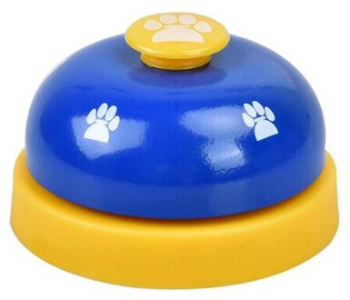 Huisdier Call Bell Hond Speelgoed Iq Training Hond Kat Voeden Ringer Educatief Speelgoed Huisdieren Speelgoed Interactieve Bell Eten Feeder Blauw